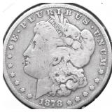 1878 MORGAN DOLLAR VG