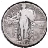 1926 S STANDING QUARTER VG