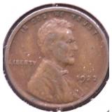 1922 D LINCOLN CENT VF