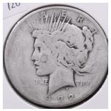 1922 PEACE DOLLAR  AG