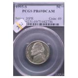 1995 S PCGS PF69 DC JEFFERSON NICKEL