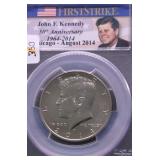 2014 D PCGS SP66 KENNEDY HALF DOLLAR