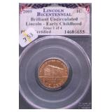 2009 PCGS GEM BU FORMATIVE YEARS LINCOLN CENT