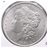 1884 O GEM BU MORGAN DOLLAR