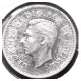 1938 CANADA DIME AU