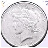 1923 D PEACE DOLLAR AU