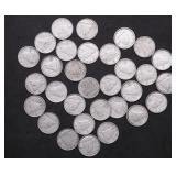 30 CANADA SILVER DIMES