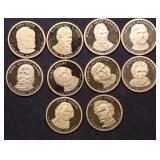 10 PROOF  DOLLARS
