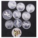 10 GRAMS .999 SILVER ROUNDS