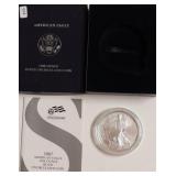 2007 W SILVER EAGLE W BOX PAPERS