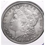 1882 MORGAN DOLLAR AU