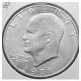 1971 S SILVER IKE DOLLAR