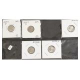 5 GEM BU ROOSVELT DIMES CLAD