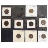 9 INDIAN HEAD CENTS