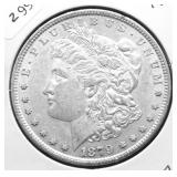 1879 MORGAN DOLLAR AU
