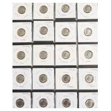 20 GEM BU ROOSEVELT DIMES CLAD
