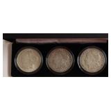 1921 P D S MORGAN DOLLAR SET W BOX