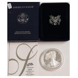 2006 PROOF SILVER EAGLE W BOX PAPERS