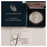 PRESIDENTIAL MEDAL W BOX PAPERS
