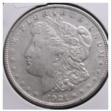 1921 S MORGAN DOLLAR XF