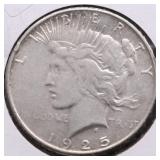 1925 S PEACE DOLLAR XF