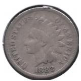 1882 INDIAN HEAD CENT VF