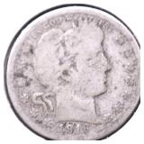 1916 D BARBER QUARTER G
