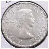 1963 CANADA SILVER 50 CENTS GEM