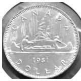 1981 CANADA DOLLAR GEM