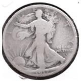 1917 D WALKING HALF DOLLAR G