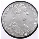 1780 AUSTRIA THALER RESTRIKE GEM