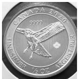 1/2 OZ CANADA MAPLE LEAF GEM