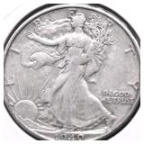 1940 S WALKI G HALF DOLLAR AU