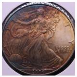 2006 RAINBOW SILVER EAGLE GEM