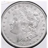 1921 MORGAN DOLLAR AU