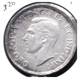 1939 CANADA SILVER DOLLAR AU