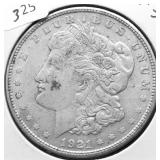 1921 S MORGAN DOLLAR XF