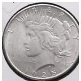1925 CHOICE BU PEACE DOLLAR