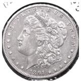 1891 O MORGAN DOLLAR XF