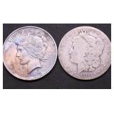 TWO SILVER DOLLARS
