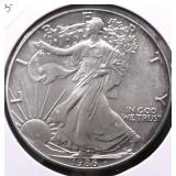 1986 SILVER EAGLE GEM