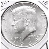 1964 CHOICE BU KENNEDY HALF DOLLAR