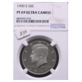 1990 S NGC PF69 UC HALF DOLLAR