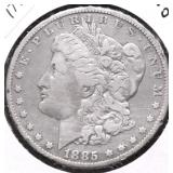 1885  O MORGAN DOLLAR  F DETAILS