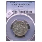 1976 S PCGS PF69DC WASHINGTON QUARTER
