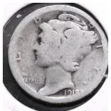 1918 S MERCURY DIME G