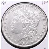 1880 MORGAN DOLLAR AU