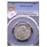 1930 PCGS AU58 STANDING QUARTER
