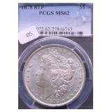 1878 8 TF PCGS MS62 MORGAN DOLLAR