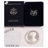 1995 PROOF SILVER EAGLE W BOX PAPERS